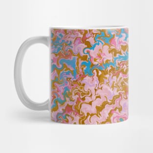 Rose Quartz & Gold Marble Mug